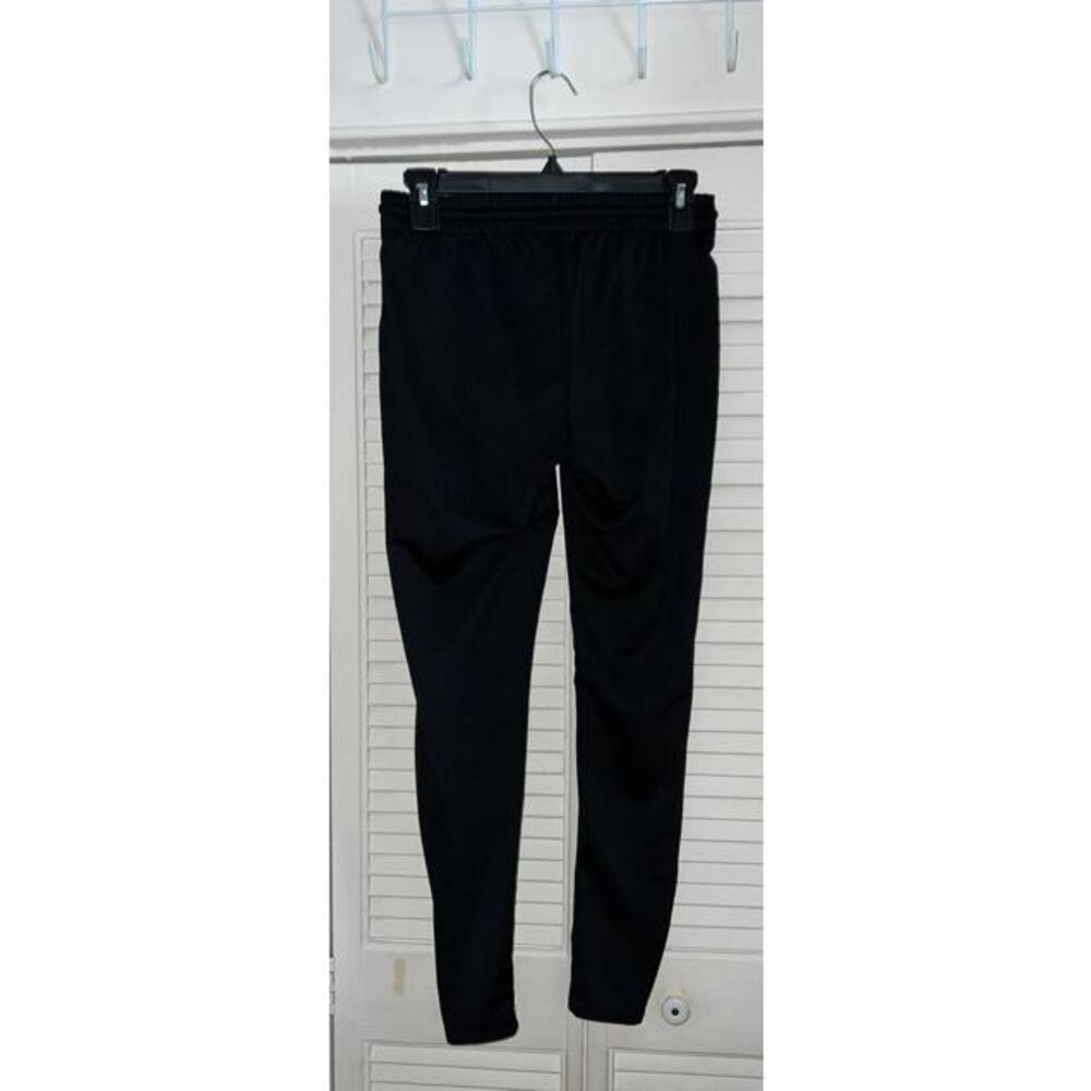 Pink Victoria's Secret Active Track Pants Black Logo Tape Zipper Cuffs Womens XS - Picture 5 of 5